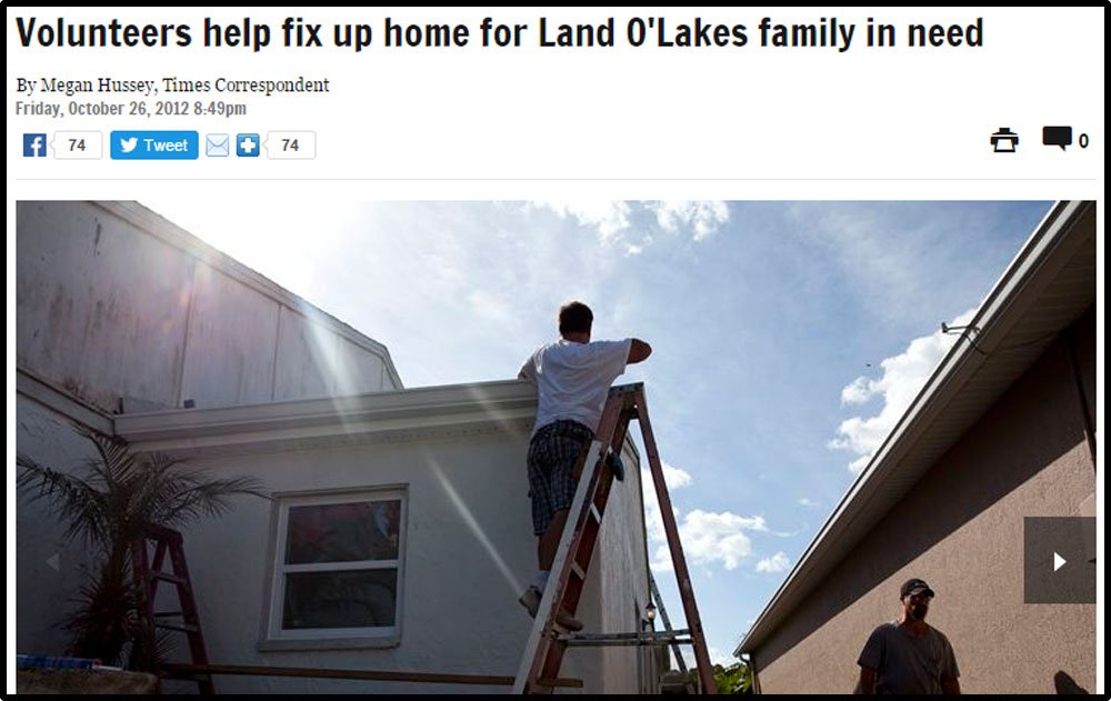 Tampa Bay Times – Hope For Homes