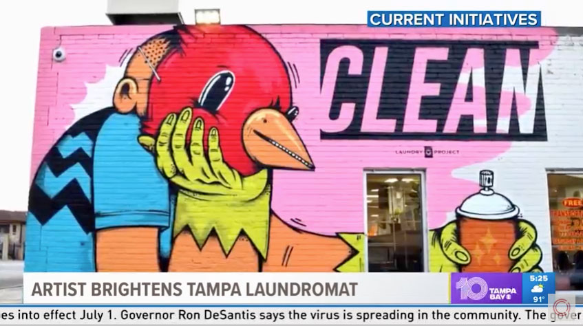 10 Tampa Bay – Laundry Project x CLEAN Mural Story