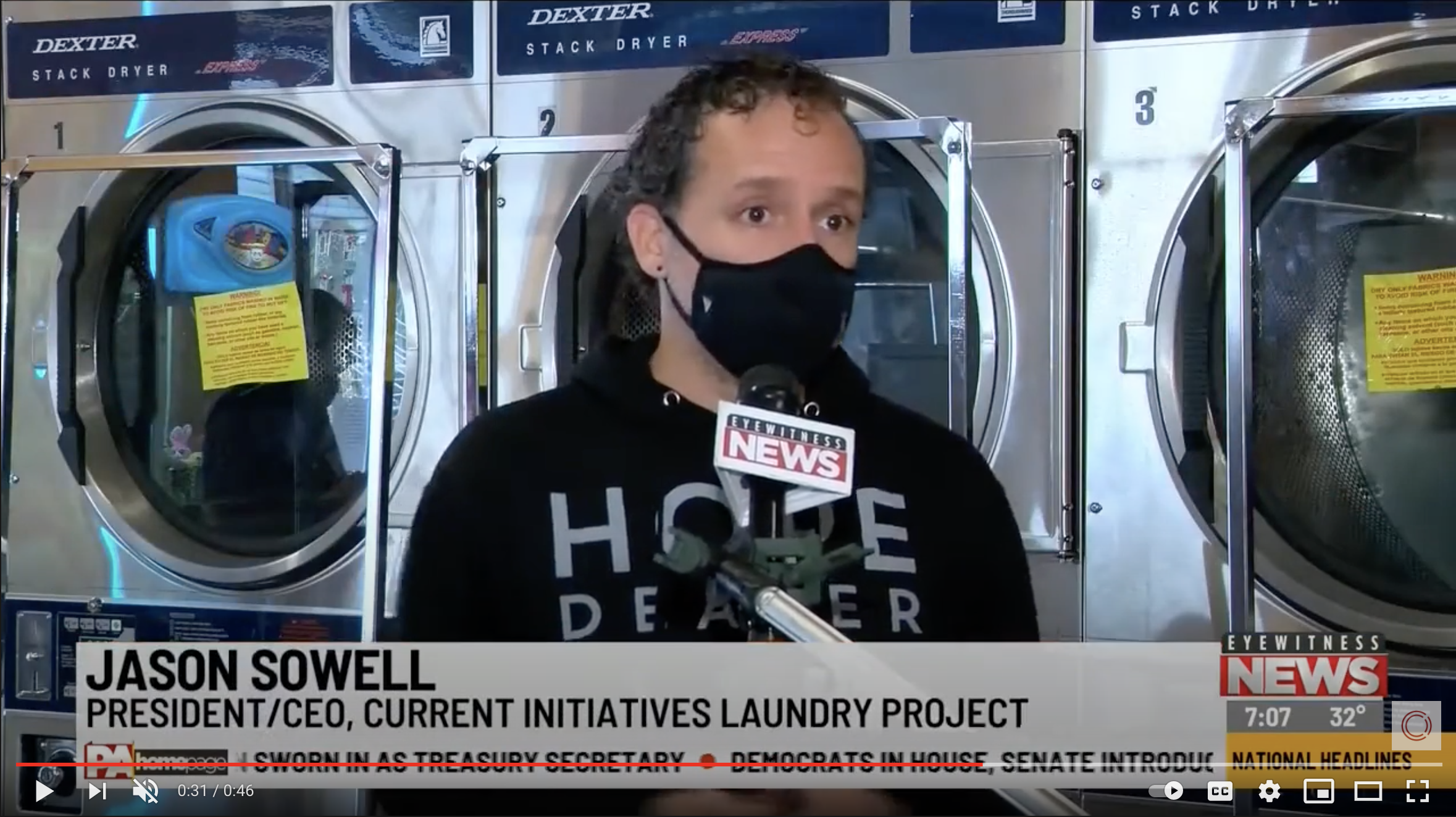 WYOU Eyewitness News Scranton – Laundry Project Story