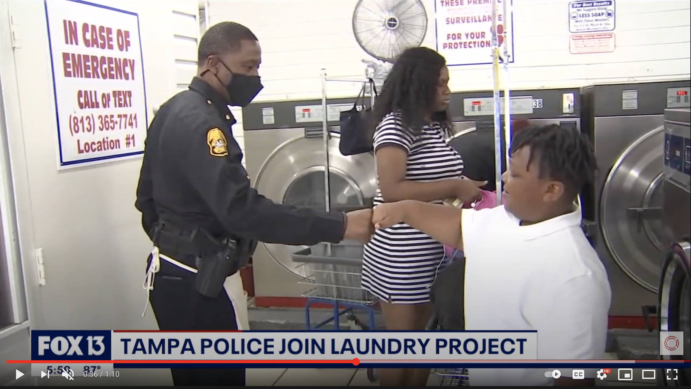Fox 13 Tampa Bay – TPD x Laundry Project Story