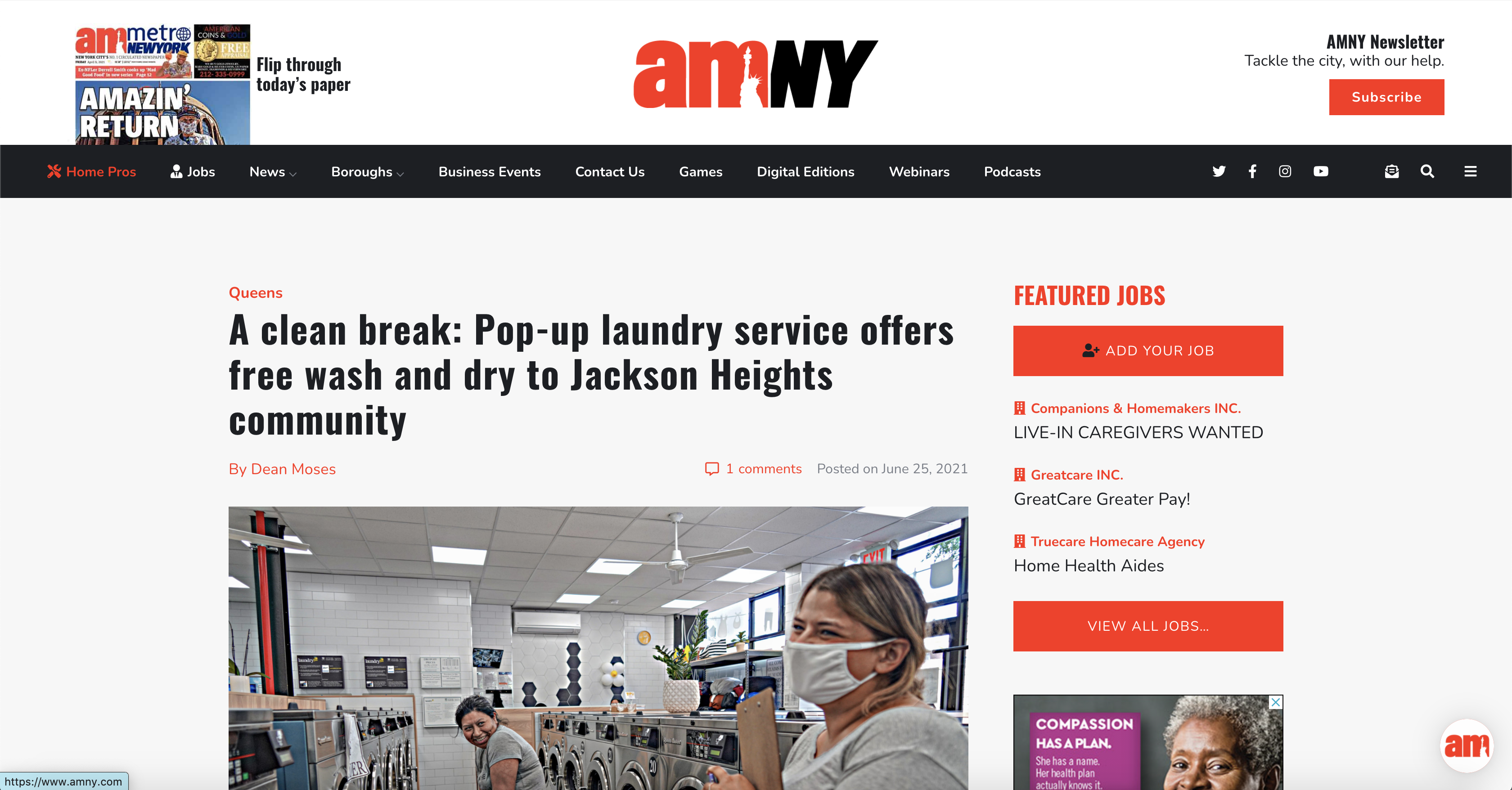 AMNY – Laundry Project Story